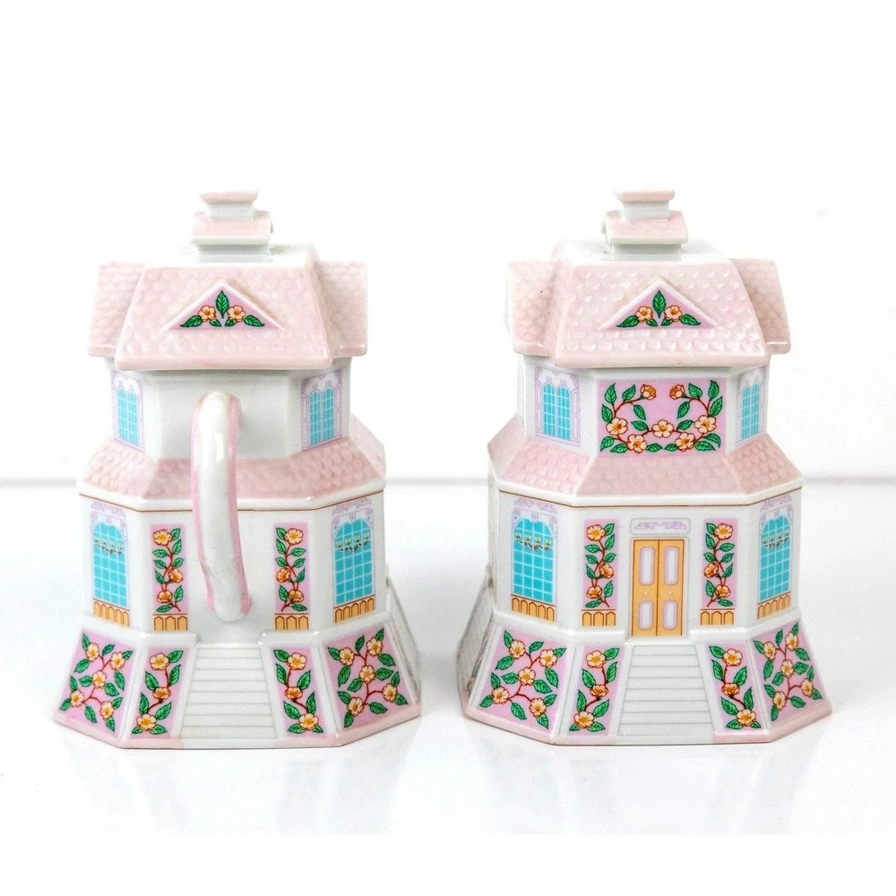 Lenox Village Creamery Confectionary Cream Sugar Set Vintage 1991